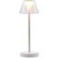 Lampe de table sans fil - LUMISKY - BEVERLY WHITE - H34 cm - LED blanc chaud Lampe de table sans fil - LUMISKY - BEVERLY WHITE - H34 cm - LED blanc chaud