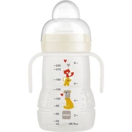 MAM Repas Biberon de Transition +4m Goutte Vert 220ml
