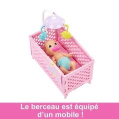 Barbie-Skipper Baby-Sitter-Coffret poupée et accessoires HJY33