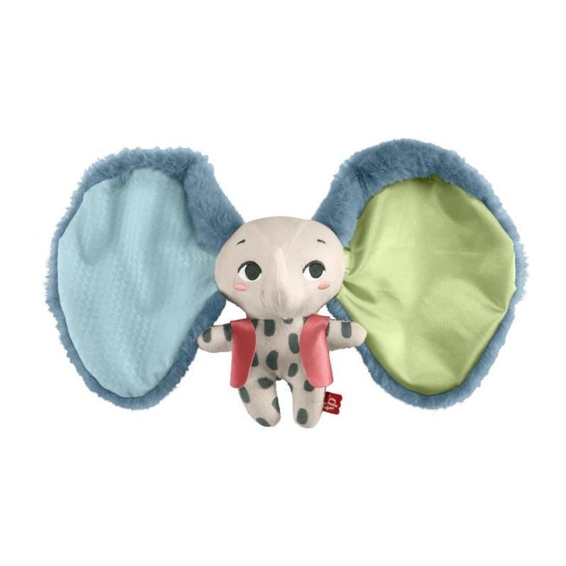 Fisher-Price-Tembo, mon Doudou Éléphant-Peluche pour nouveau-nés HKD63 Fisher-Price-Tembo, mon Doudou Éléphant-Peluche pour nouveau-nés HKD63