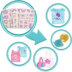 Barbie-Coffret Boutique Créations, avec poupée et accessoires de mode HKT78