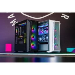 Boîtier Gaming - COOLER MASTER - MasterBox MB520 - Façade Mesh - White ARGB - 3x120mm