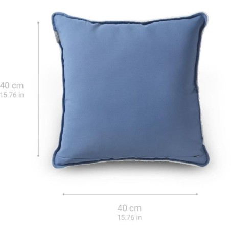 Coussin chauffant sans fil - MEDISANA - HC 150 - 10 W - Double face bleu et blanc polaire