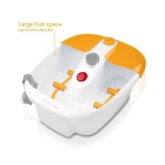 Medisana Bain de Pieds avec Massage de la Zone Réflexe des Pieds, Bain de Pieds avec fonction maintien de la température eau c