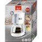 Cafetiere filtre MELITTA Enjoy Top Glass Blanc/Acier brossé 1017-03 - 15 tasses
