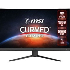 Ecran PC Gamer incurvé - MSI - Optix G32C4X - 31,5 VA FHD 1ms - 250Hz - 2 x HDMI(2.0) - 1 x DP (1.2a) - 1 x DC Jack