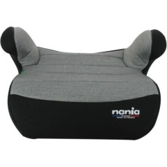 NANIA Rehausseur fixations isofix ALPHIX, groupe 3, de 8 a 12 ans, 25-36 kg, 125-150 cm, R129 - Avec accoudoirs - Gris
