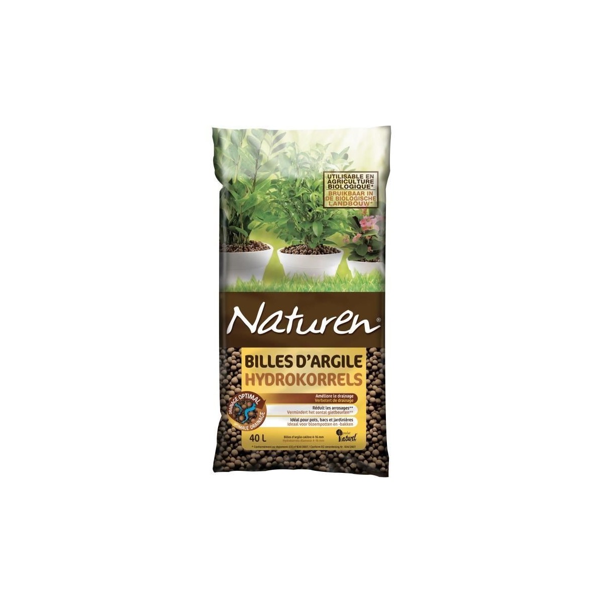 NATUREN Billes d'Argile - 40L