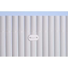 Set de 26 fixations pour mailles - NATURE - Blanc - Attache + brin 14 cm fil de fer plastifié
