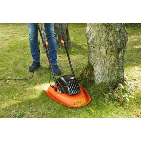 Tondeuse électrique sur coussin d'air 1200W 30cm de coupe BLACK+DECKER BEMWH551-QS - 6 lames, 3 réglages de hauteur de coupe