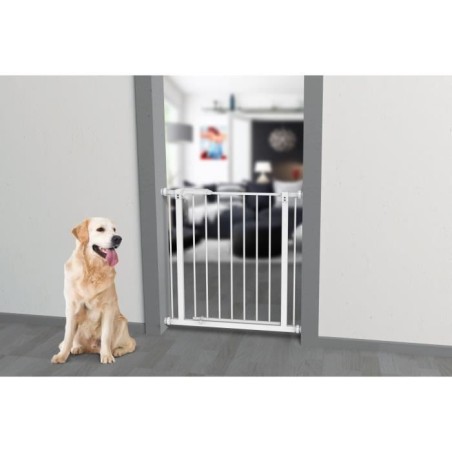 Barriere métal animaux - NORDLINGER PRO - Misty - Portillon - Pression - Réglable 0,73-0,84m