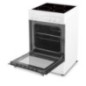 OCEANIC Cuisiniere vitrocéramique 50 x50 - four convection naturelle - four 48L - blanc OCEANIC Cuisiniere vitrocéramique 50 x50 - four convection naturelle - four 48L - blanc