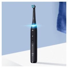 Oral-B iO 5 Lot De 2, Brosses a Dents Électriques Noire et Blanche, 2 Brossettes