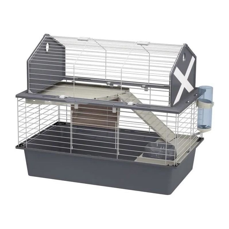 Cage pour lapins avec accessoires 78 x 48 x 65 cm - BARN80 - FERPLAST Cage pour lapins avec accessoires 78 x 48 x 65 cm - BARN80 - FERPLAST