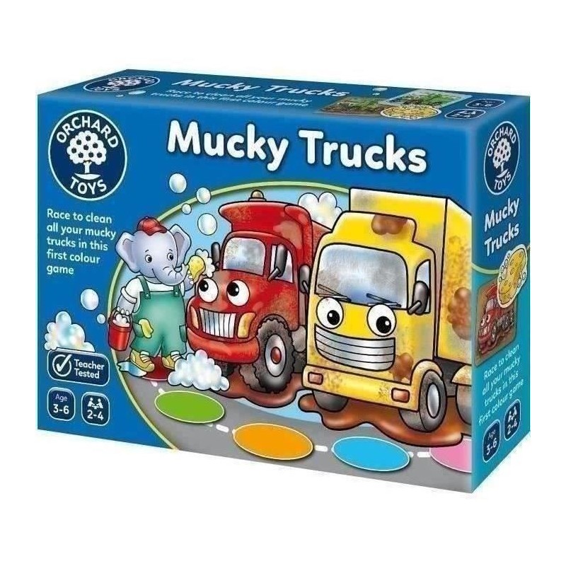 Les camions a nettoyer - Jeu de plateau - ORCHARD Les camions a nettoyer - Jeu de plateau - ORCHARD