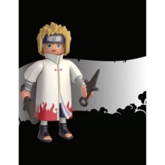 PLAYMOBIL 71109 Minato Figurine, Naruto Shippuden, Ninja du manga avec accessoires, Des 5 ans