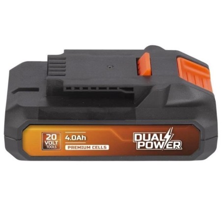 Batterie Dual Power  20 V POWDP9024 - pour Outils de Bricolage sans Fil de 20 V - LED d'Indication de Puissance, Plateforme