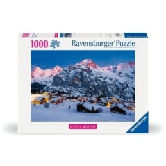 Puzzle 1000 pieces LOberland bernois, Mürren (Highlights), Adultes & enfants, Des 14 ans, Puzzle de qualité supérieure, 120