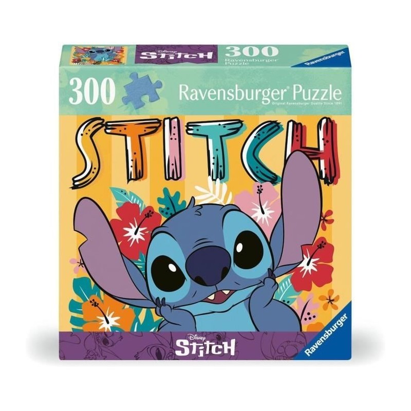 Puzzle 300 pieces Stitch, Adultes et enfants des 8 ans, Puzzle de qualité supérieure, Disney, 13399, Ravensburger