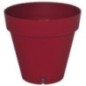 Bac a fleurs rond RIVIERA LOFT - Plastique - Diametre 40 cm - Rouge Bac a fleurs rond RIVIERA LOFT - Plastique - Diametre 40 cm - Rouge