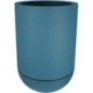 Bac a fleurs rond RIVIERA GRANIT TULIPE - Plastique - Diametre 40 cm - Bleu Bac a fleurs rond RIVIERA GRANIT TULIPE - Plastique - Diametre 40 cm - Bleu