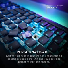 Clavier filaire - Optique et mécanique - ROCCAT - Vulcan II Max - AZERTY - Rétro-éclairage - Noir
