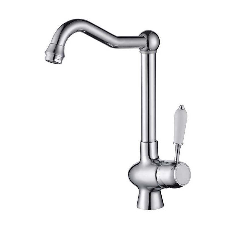 ROUSSEAU Robinet mitigeur de cuisine Cook - Sans douchette - Chromé ROUSSEAU Robinet mitigeur de cuisine Cook - Sans douchette - Chromé