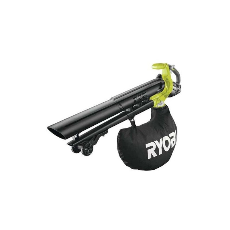 Souffleur aspiro-broyeur 2-en-1 - RYOBI - Brushless - 201 km/h - 6 m³/min Souffleur aspiro-broyeur 2-en-1 - RYOBI - Brushless - 201 km/h - 6 m³/min