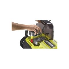 RYOBI - Scarificateur / aérateur 18V Brushless Ø 35 cm 2-en-1 - 2 batteries lithium+ 18V 4,0 Ah et chargeur - RY18SFX35A-240
