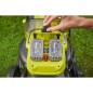 RYOBI - Tondeuse poussée 18V Brushless - Ø coupe 40 cm - ramassage et mulching  - 2 batteries 18V 4,0 Ah & chargeur - RY18LMX4