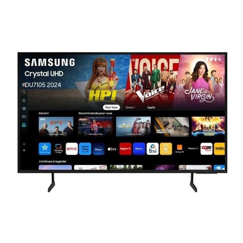 Samsung 75DU7105 - TV LED 75 (190 cm) - 4K UHD 3840x2160 - HDR - Smart TV - Gaming Hub - 3xHDMI - WiFi Samsung 75DU7105 - TV LED 75 (190 cm) - 4K UHD 3840x2160 - HDR - Smart TV - Gaming Hub - 3xHDMI - WiFi
