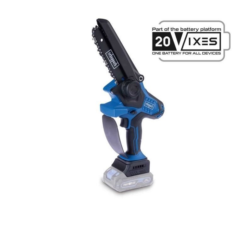 Tronçonneuse sans fil BC-PS150-X - longueur de coupe de 15,8cm + compacte et légere - SCHEPPACH 20V IXES - sans batterie ni ch