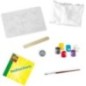 Moulage et peinture - Papillon et paillettes - SES CREATIVE - Grand moule, 6 couleurs de peinture, pinceau, paillettes et plâtr Moulage et peinture - Papillon et paillettes - SES CREATIVE - Grand moule, 6 couleurs de peinture, pinceau, paillettes et plâtr