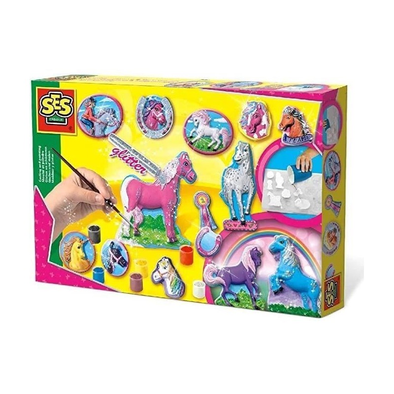 SES CREATIVE Moulage et peinture - Chevaux fantaisie SES CREATIVE Moulage et peinture - Chevaux fantaisie