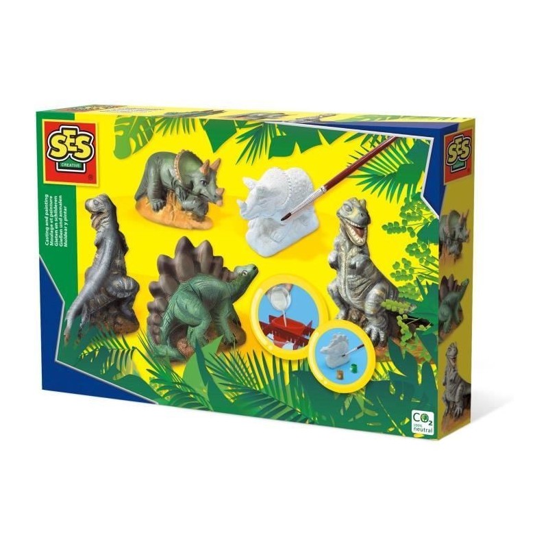 Moulage et peinture - Dinosaures Moulage et peinture - Dinosaures