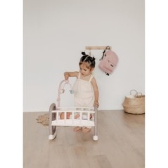 Baby Nurse - Berceau a barreaux Smoby - Pour poupon jusqu'a 42 cm - Fabriqué en France