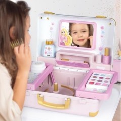 Smoby - Disney Princesse - Valise beauté  facile a transporter - 13 accessoires inclus : coiffure, onglerie, maquillage - Fabri