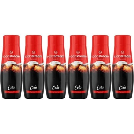 Sodastream - Lot de 6 concentrés COLA - 440ml