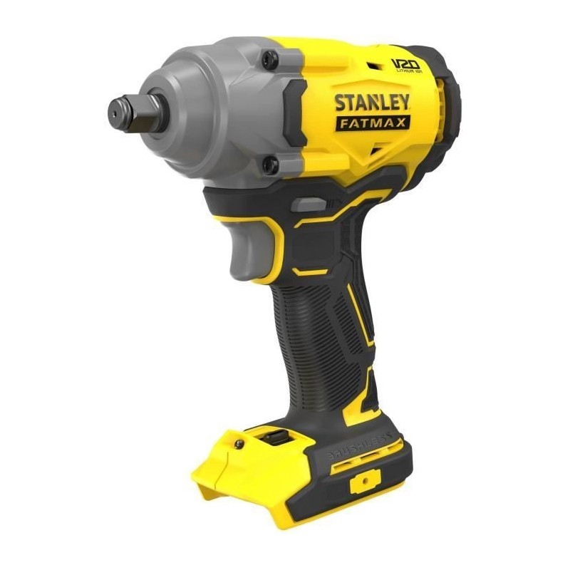 Boulonneuse a chocs - STANLEY FATMAX V20 - SFMCF920B-XJ - 1/2 Brushless 370 Nm - Lithium 18V - Sans Batterie Boulonneuse a chocs - STANLEY FATMAX V20 - SFMCF920B-XJ - 1/2 Brushless 370 Nm - Lithium 18V - Sans Batterie