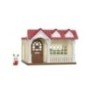 Maison miniature - SYLVANIAN FAMILIES - La Maison Framboise - Pour bébé - Marron - Rouge, marron et beige Maison miniature - SYLVANIAN FAMILIES - La Maison Framboise - Pour bébé - Marron - Rouge, marron et beige