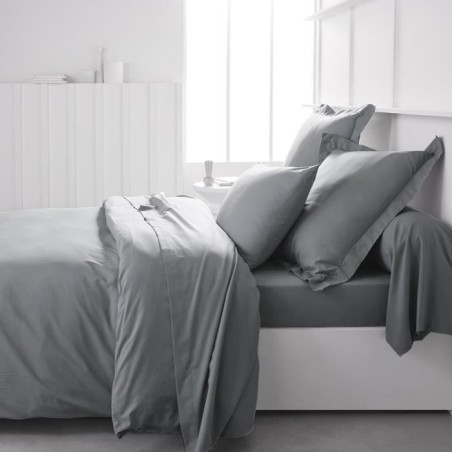 Drap housse Maison Lefebvre DH 2 pers 140x190cm Bonnet 30cm 100% coton 57 fils