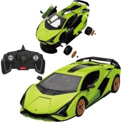 Kit Montage Lamborghini Sian - TURBO CHALLENGE - Voiture Télécommandée - Vert - 1/18