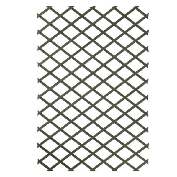 Treillis extensible en bois NATURE - 50 x 150 cm - FSC label - lattes 18 x 6 mm - Vert