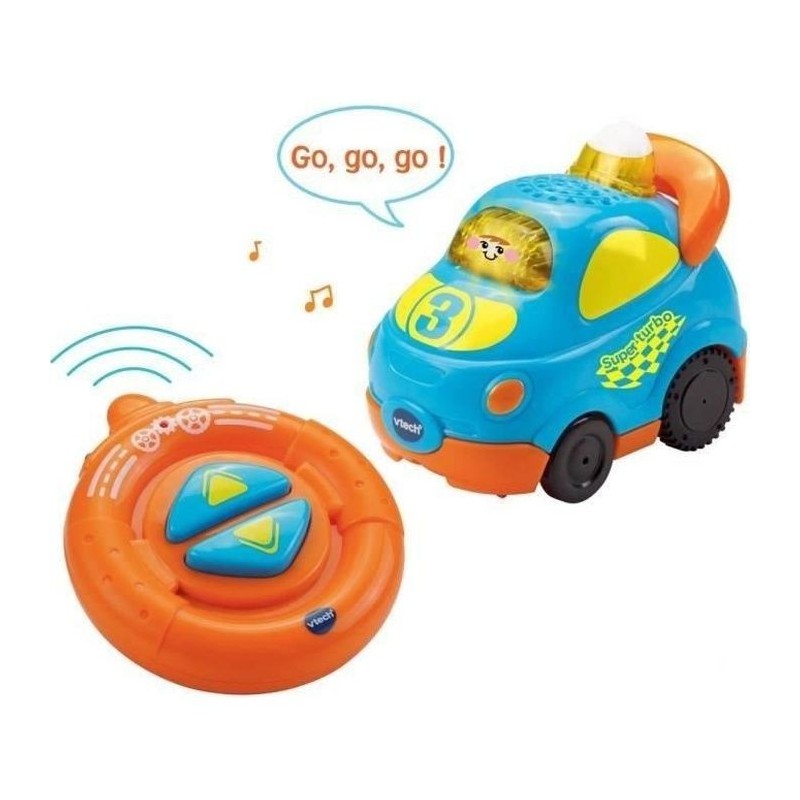 VTECH - Tut Tut Bolides - Ma Tut Tut Radiocommandée - Hugo, Super Turbo VTECH - Tut Tut Bolides - Ma Tut Tut Radiocommandée - Hugo, Super Turbo
