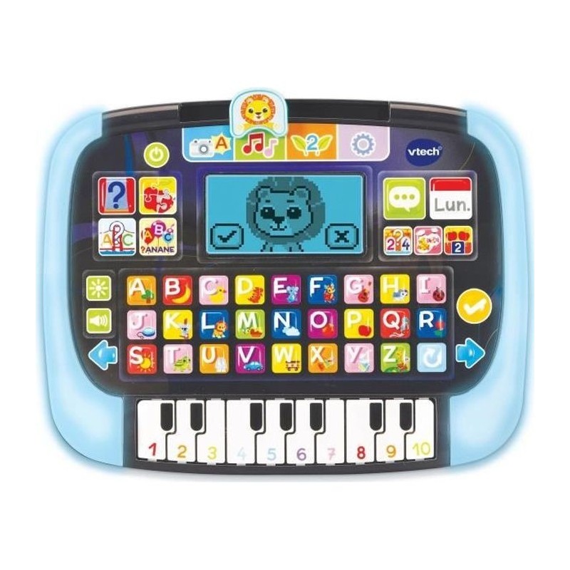 Tablette éducative VTECH P'tit Genius Magic Light pour enfants de 2 ans et plus - Noir/Bleu - Mixte