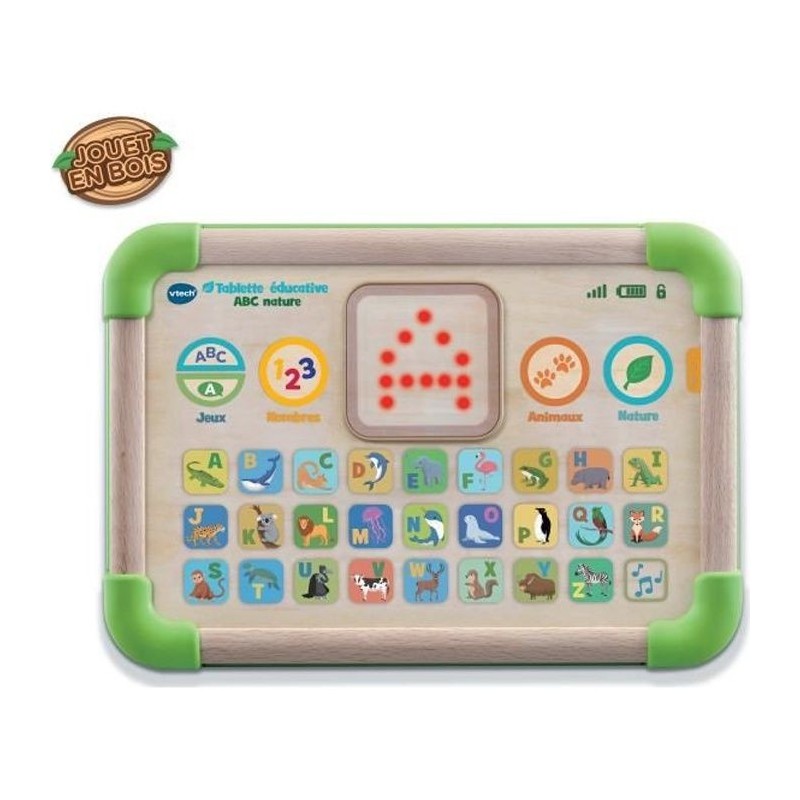 VTECH - Play Green - Tablette Éducative ABC Nature - Jouet Bois FSC VTECH - Play Green - Tablette Éducative ABC Nature - Jouet Bois FSC