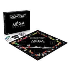Monopoly Édition Méga, Jeu de société, Nouvelles cases, gratte-ciels et mégas loyers, WINNING MOVES