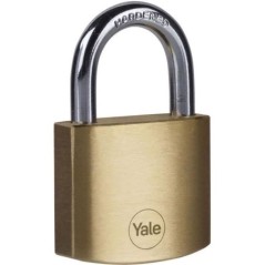 Lot de 4 Cadenas laiton - YALE - Y110B/40/122/4 - 40 mm - Anse acier - 3 clés - Casier Scolaire Ecole, vestiaire de sport, armo