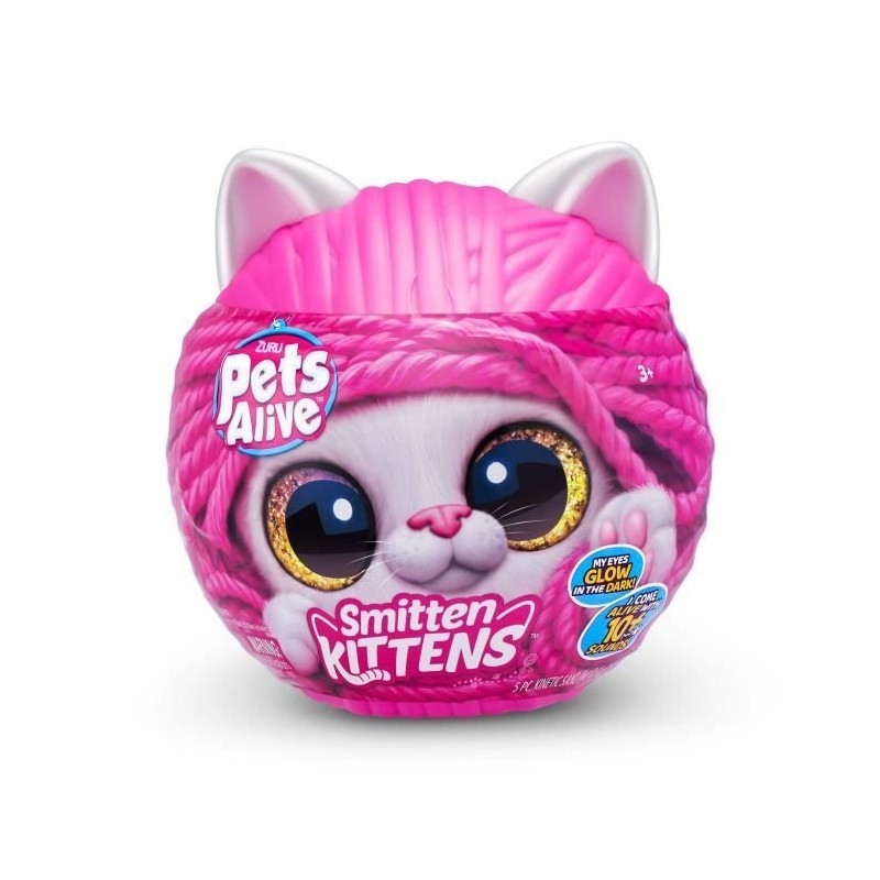 Peluches Interactives - ZURU - Smitten Kittens S1 - 8 chatons a collectionner avec sons et biberon Peluches Interactives - ZURU - Smitten Kittens S1 - 8 chatons a collectionner avec sons et biberon