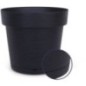 Pot a réserve d'eau - GARDEN ID Glamour - Anthracite 40 cm - Surface granuleuse - Intérieur/extérieur - Design épuré. Pot a réserve d'eau - GARDEN ID Glamour - Anthracite 40 cm - Surface granuleuse - Intérieur/extérieur - Design épuré.